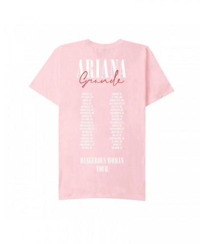 Ariana Grande Photo Date Back Pink Juniors T-Shirt $7.98 Shirts